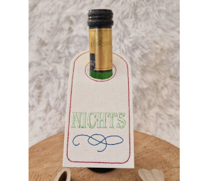 ADVENTSKALENDER 3. Dezember - Stickdatei - ITH Flaschenanhänger Vol. 4